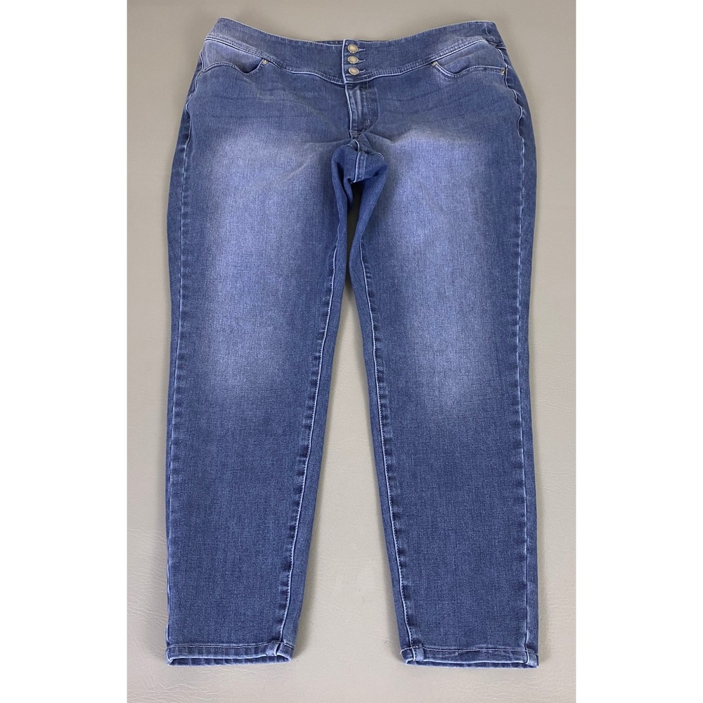 Lane Bryant Flex Magic Waistband Jeans Plus Size 18 BlueHigh-Rise Jegging